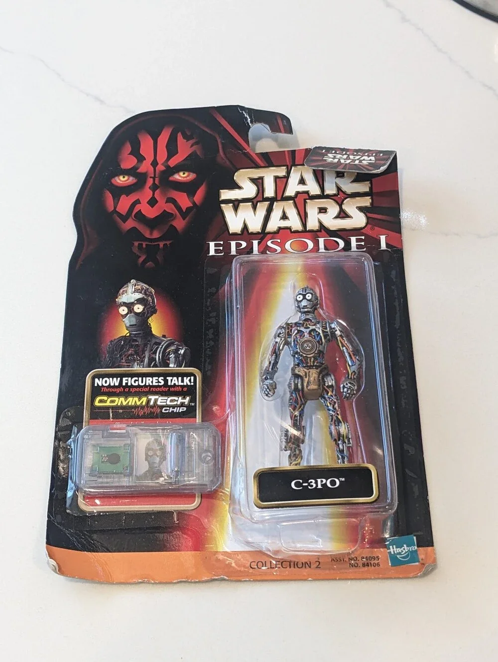 Star Wars Episode 1 Basic Figures C-3P0 Action Figure Damage Box C-3PO Wire